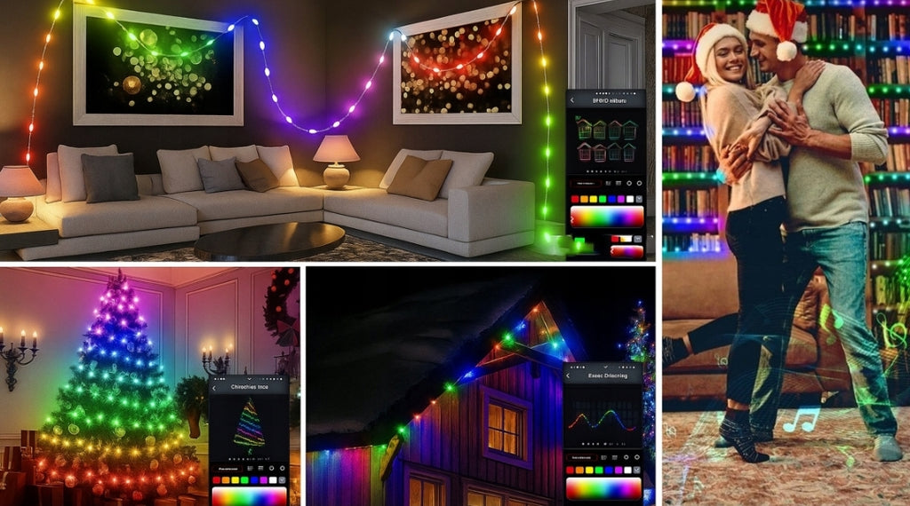 LAMPKI CHOINKOWE 20M 200 DIOD LED